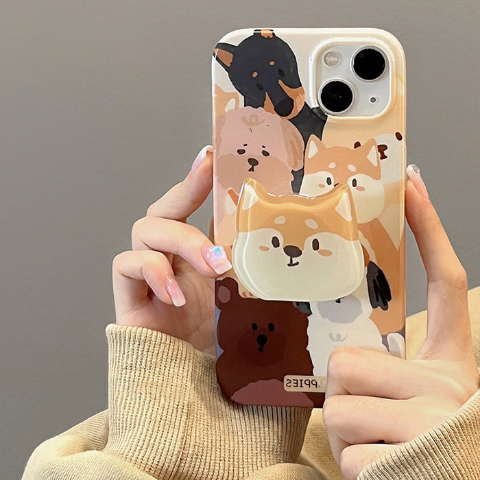 Funda para iPhone con cachorros