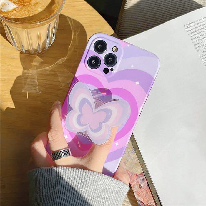 Rainbow Butterfly iPhone Case