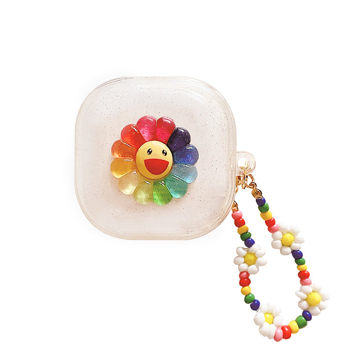 Rainbow Flower AirPods Case