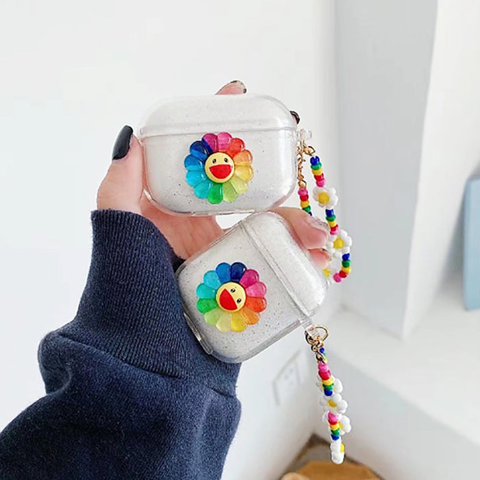 Rainbow Flower AirPods Case