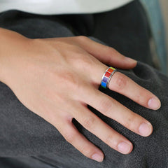 Rainbow Spinner Ring