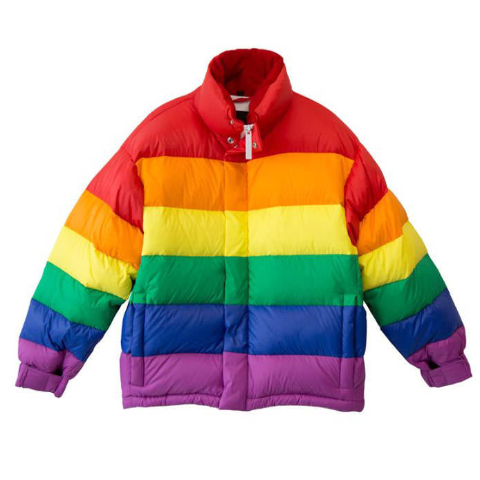 Rainbow Puffer Jacket