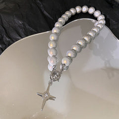 Reflective Pearl Necklace