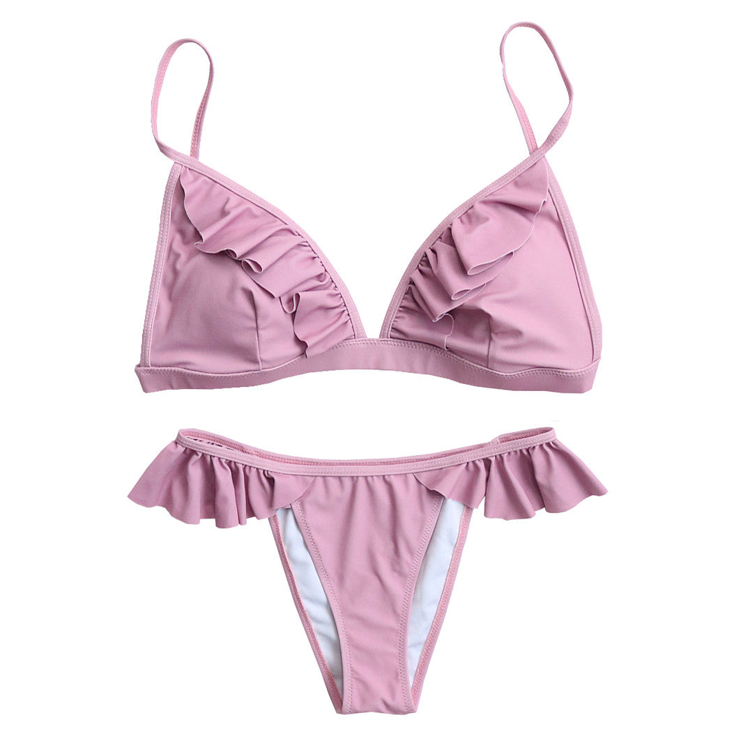 Bikini-Set mit Rüschen