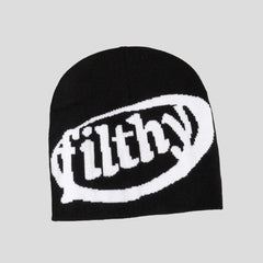 Ästhetische Wollstrick-Mütze „Filthy Beanie“