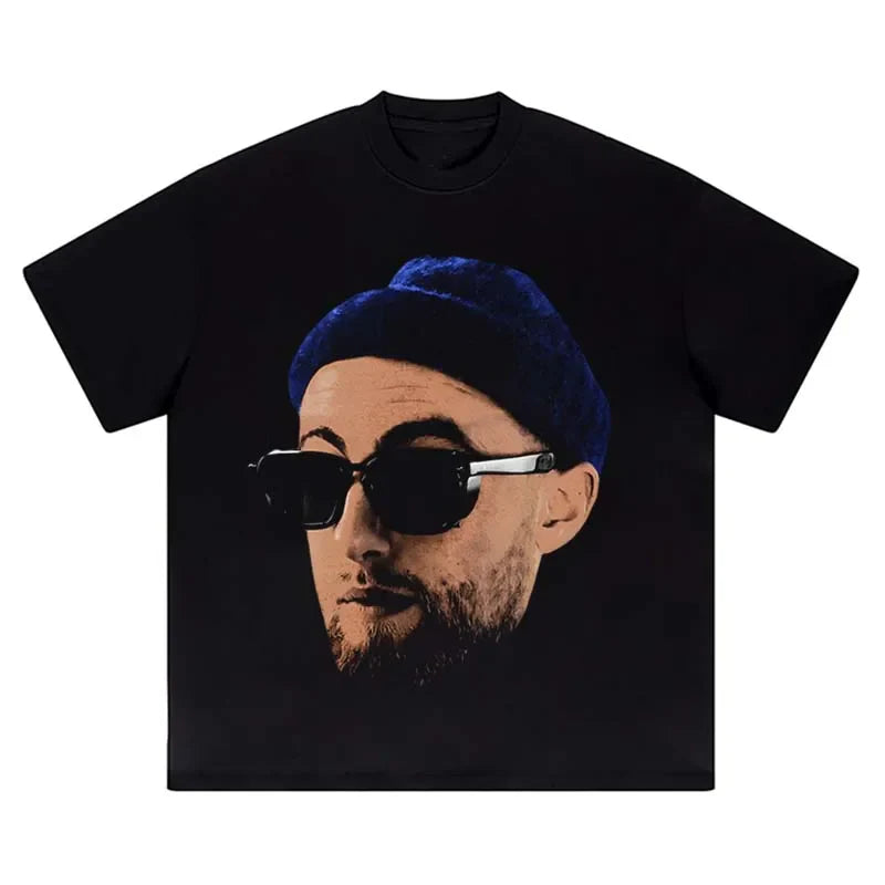 Colección de camisetas clásicas con retratos de los noventa y un aire retro