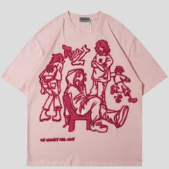 Camisetas de verano unisex de estilo urbano