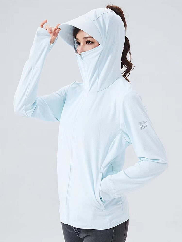 Sudadera unisex de verano con protección solar UPF 50+ UV 