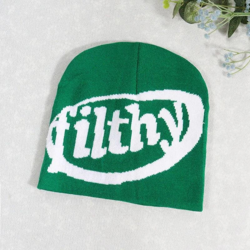 Ästhetische Wollstrick-Mütze „Filthy Beanie“