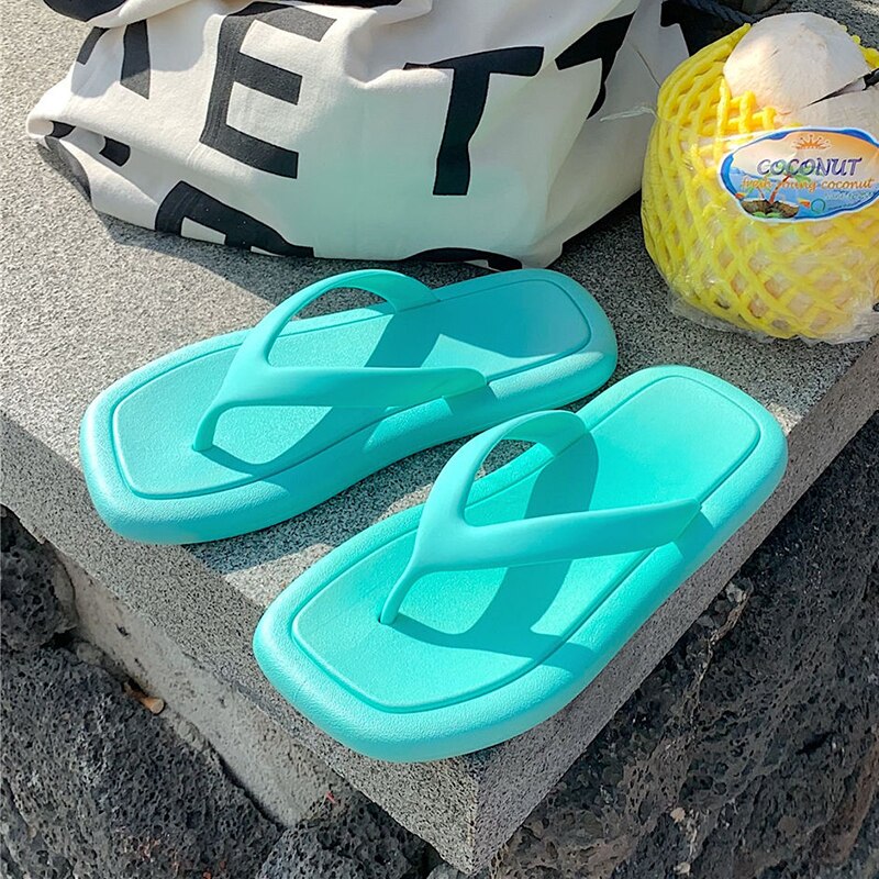 Chanclas de playa elegantes para mujer