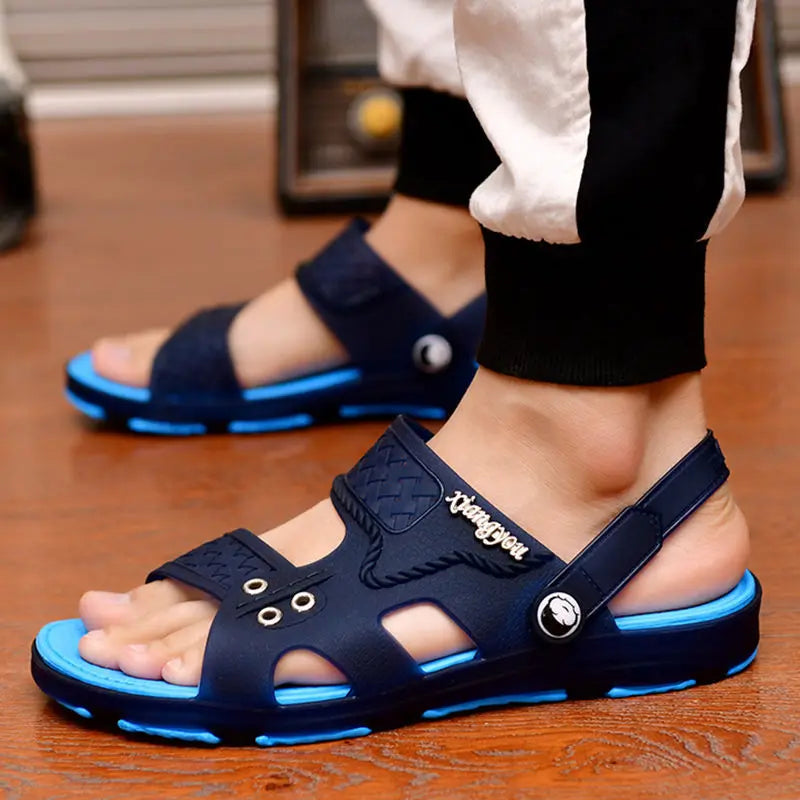 Summer Sandals Outdoor Beach Indoor Durable Anti-Slip Peep Toe Men's