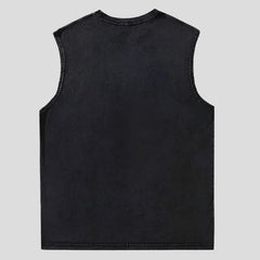 Oversized Graphic T Shirts - Lip Print Cotton Washed Loose Streetwear