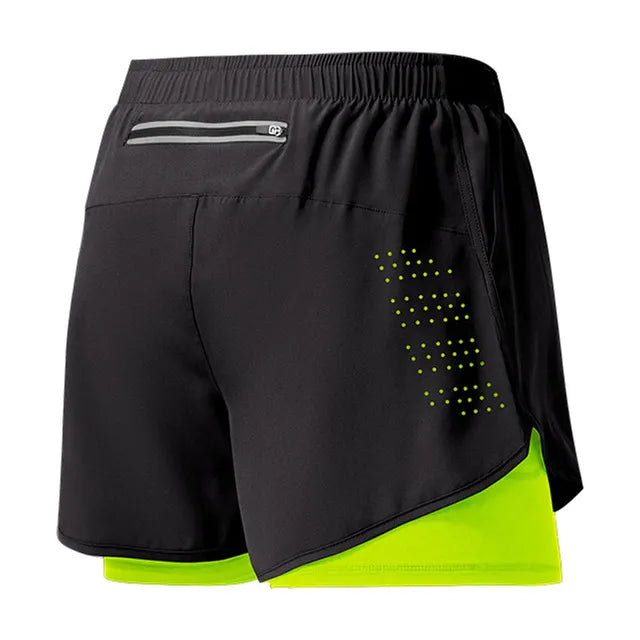 Quick Dry Double Layer Men's Shorts