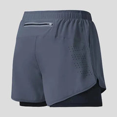 Quick Dry Double Layer Men's Shorts