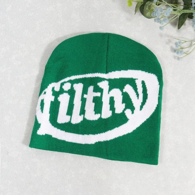 Ästhetische Wollstrick-Mütze „Filthy Beanie“