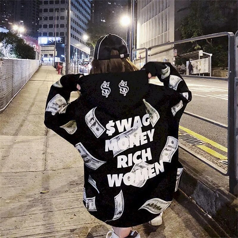 Swag Oversized Plush Women's Mid-Length Jacket