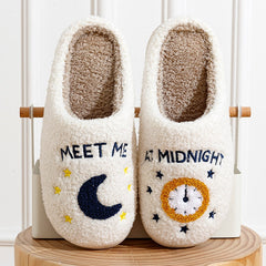 Pantuflas acogedoras con cojín para mujer