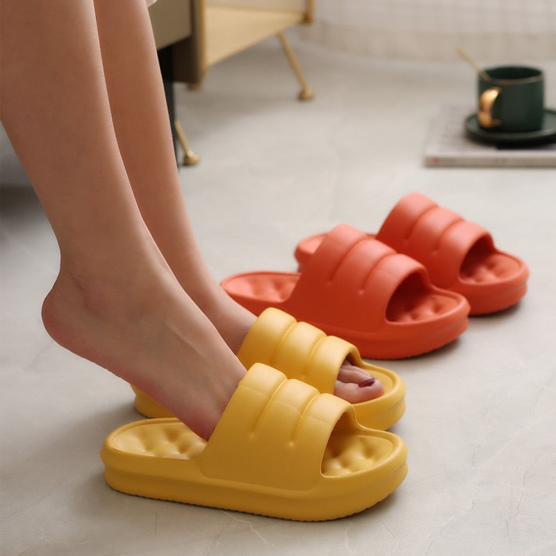 Thickened Non-slip Sole Shower Slides for Women