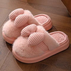 Pantuflas de felpa gruesas y antideslizantes para mujer