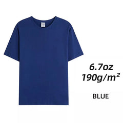 Camisetas unisex de algodón peinado - Tops lisos