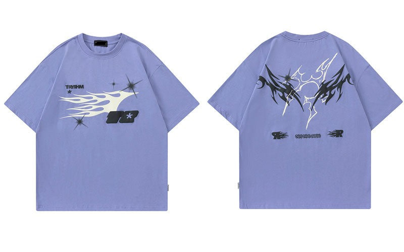 Camiseta oversize para hombre - Estampado gráfico