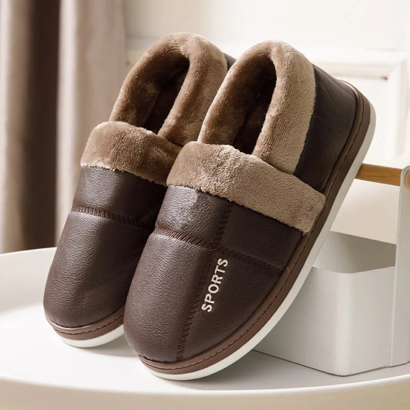 Warm Indoor Outdoor Slippers Big Sizes for Men