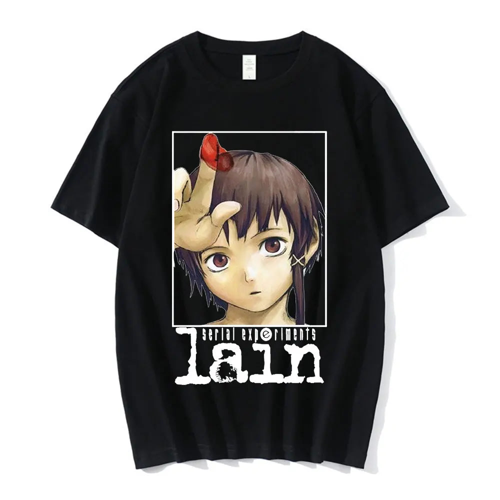 Experimentos en serie Lain Tee Unisex Ciencia ficción Manga