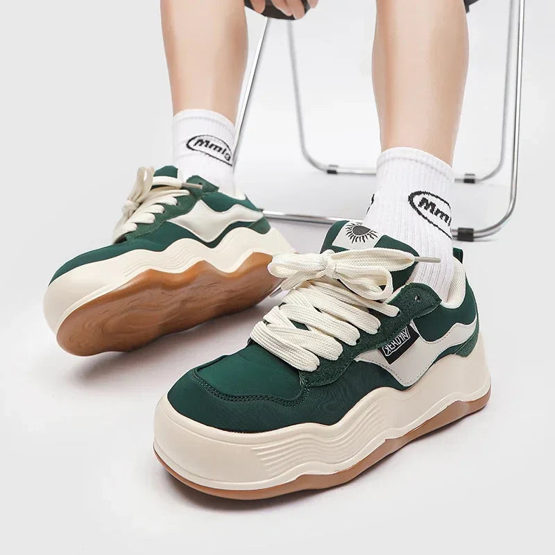 Chunky Plateau Sneakers im Drachen-Stil, Unisex