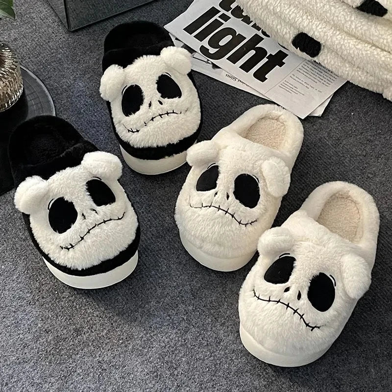 Pantuflas de invierno para mujer - Felpa cálida de algodón para la nieve