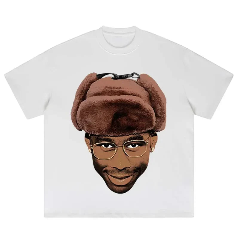 Colección de camisetas clásicas con retratos de los noventa y un aire retro