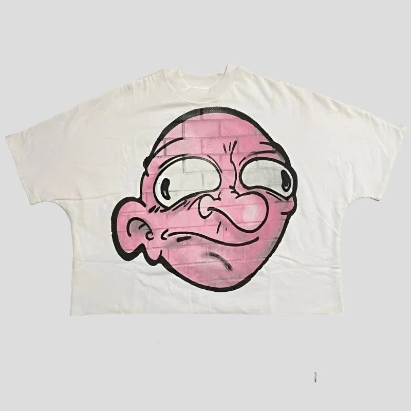 Graphic Tees Oversized Y2K Cotton Tops