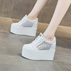 Platform Sneakers for Women - Mixed Colors Shoes