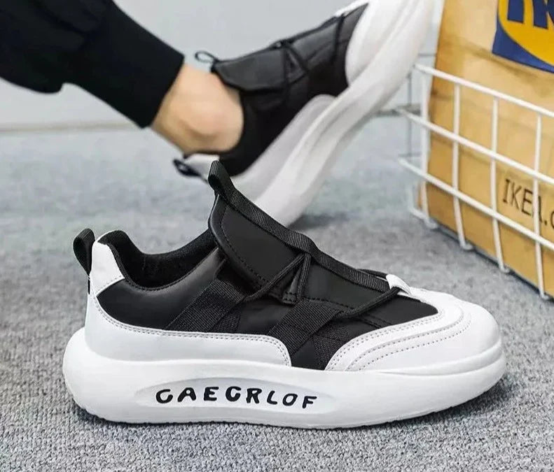 Chunky Sneakers - Leather Height Increased