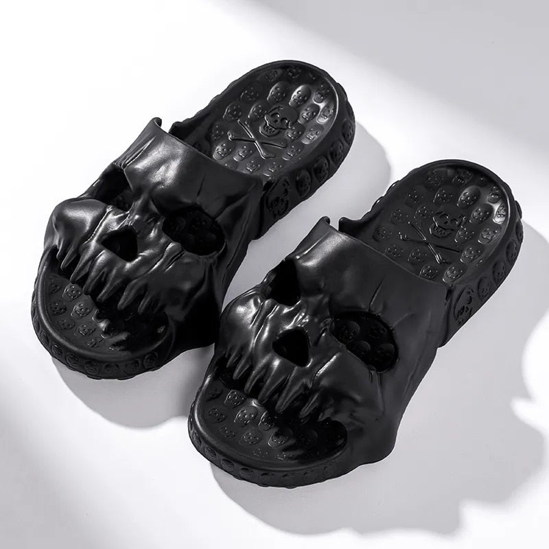 Skull Slide Sandals Unisex