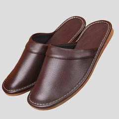 Pantuflas de piel sintética para interior de invierno unisex