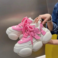 Zapatillas de cuña gruesas para mujer