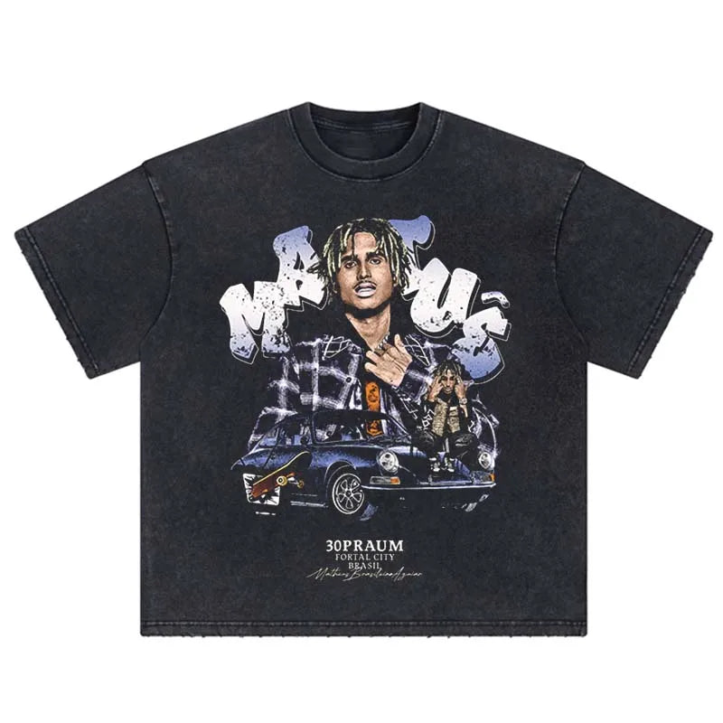 Colección de camisetas clásicas con retratos de los noventa y un aire retro