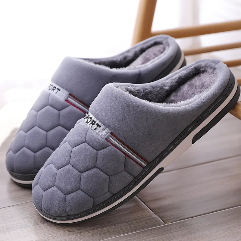 Warm Indoor Outdoor Slippers Big Sizes for Men