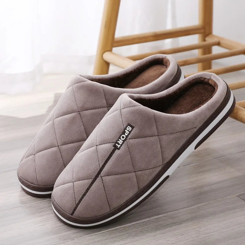 Warm Indoor Outdoor Slippers Big Sizes for Men