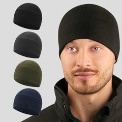 Unisex Windproof Polar Fleece Beanie Hat - Ski Winter Edition