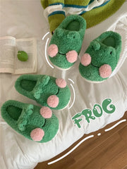 Unisex Schöne Frosch Hausschuhe