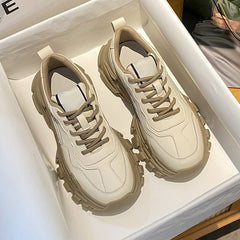 Chunky Sneakers for Women - Cowhide Leather