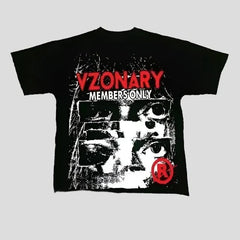 Graphic Tees Oversized Y2K Cotton Tops