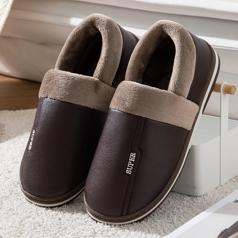 Warm Indoor Outdoor Slippers Big Sizes for Men