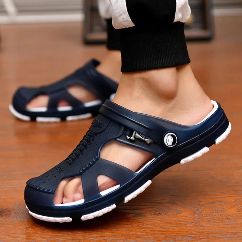 Summer Sandals Outdoor Beach Indoor Durable Anti-Slip Peep Toe Men's