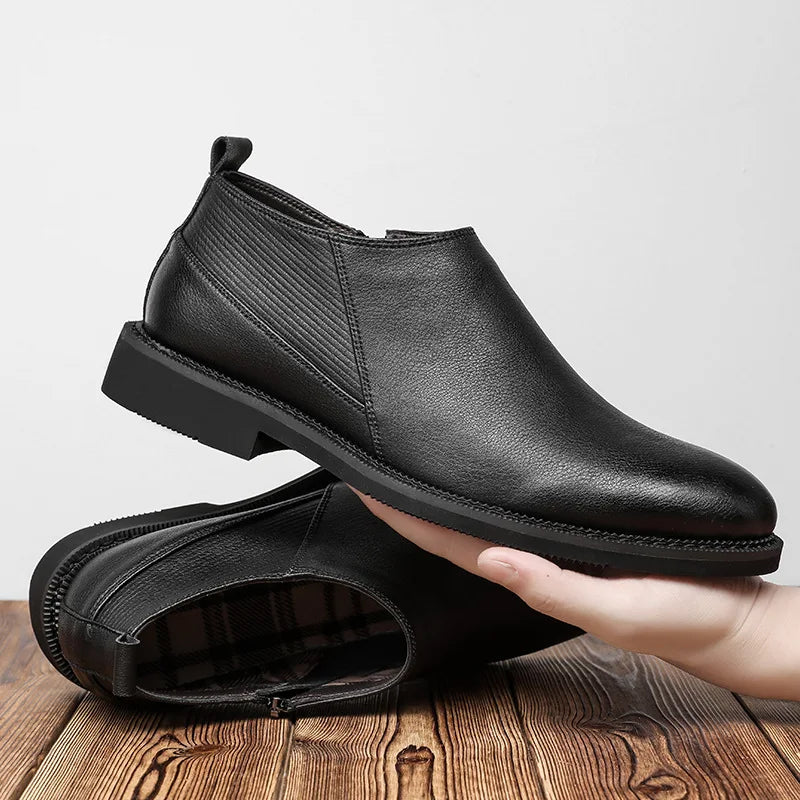 Leather Chelsea Boots for Men