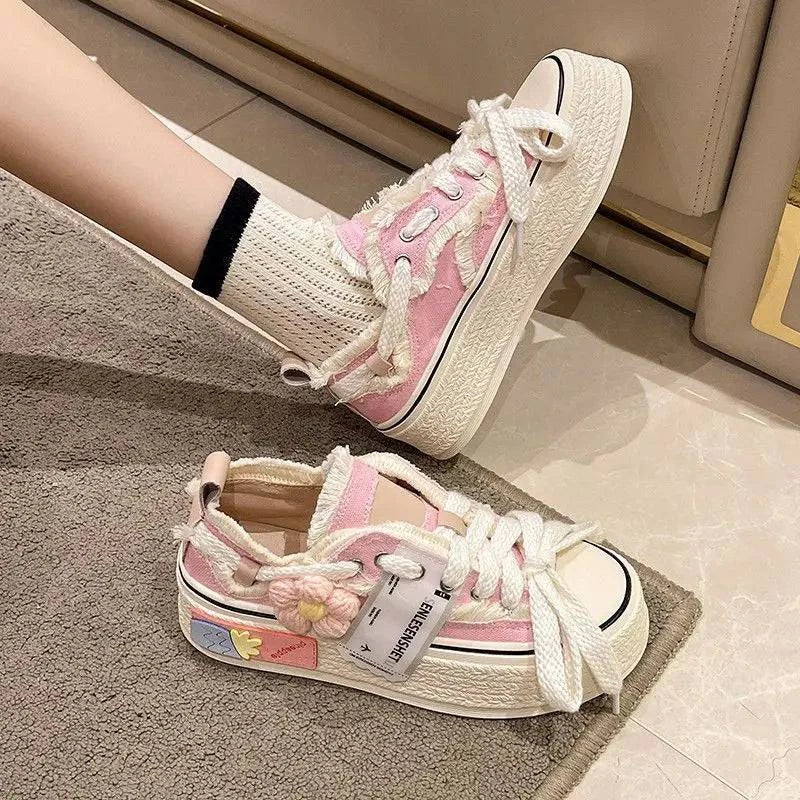 Trendy Platform Sneakers - Cute Sneakers for Teens