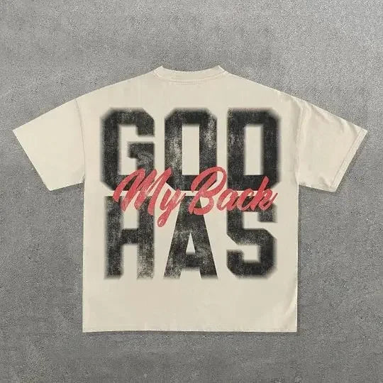 Graphic Tee | God Has My Back Print