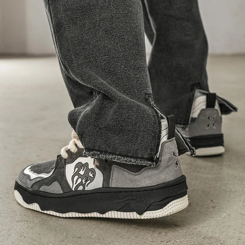 Punk Goth Vulkan Turnschuhe