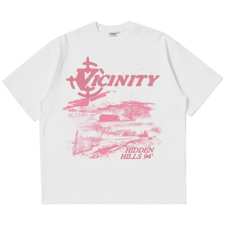 Hidden Hills Vicinity T Shirts - Oversized Tees